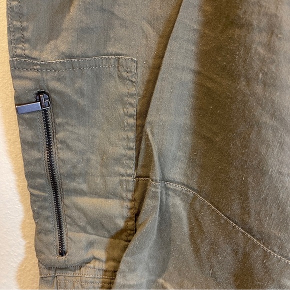 Lord & Taylor 424 Fifth Cargo Style Summer Linen Pants Size 12 - Picture 9 of 12